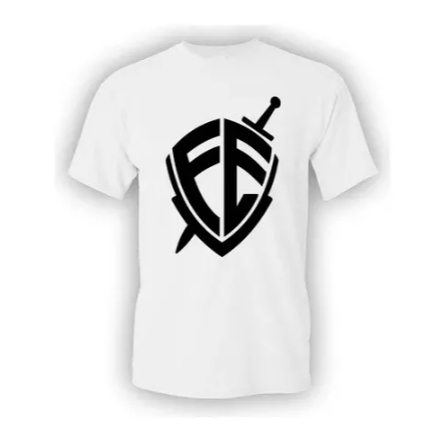 Camisetas Masculina Estampada Fé Escudo Jesus Verão Tecido Premium 100% Algodão