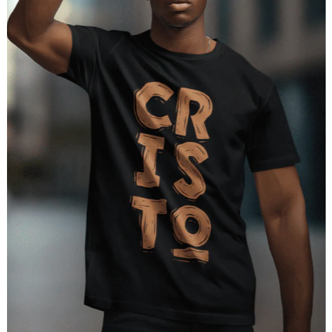 Camisetas Masculina Estampada Jesus Cristo Cristã Verão Tecido Premium 100% Algodão