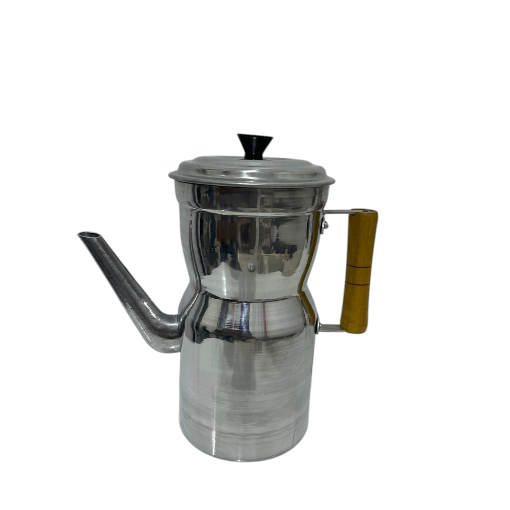 Cafeteira bule de alumínio polido multiuso 2 Litros - café - chá - leite