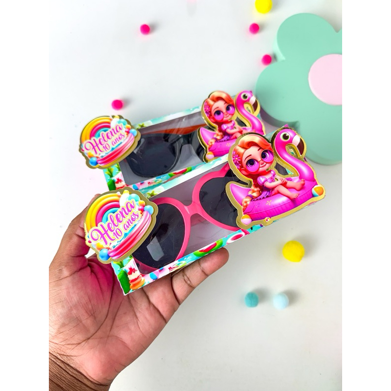 Lembrancinha Festa Infantil |Princesas Pool Party| Brinde personalizado|Fazemos Todos os temas