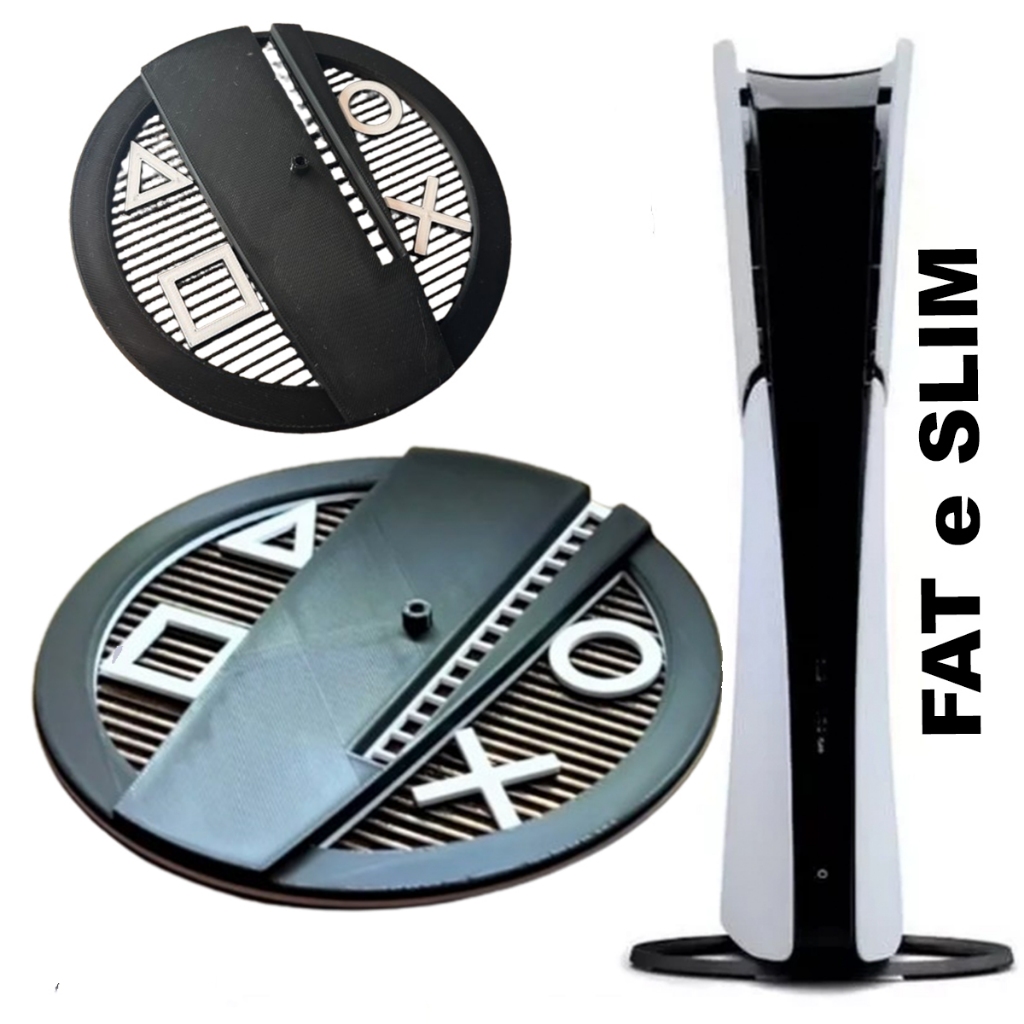 Suporte De Mesa Base Vertical Para Playstation 5 Ps5 Slim Digital ou Com leitor