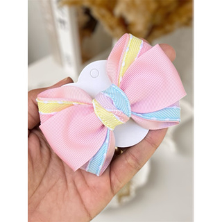 Laço de cabelo infantil colorido em Oferta na Shopee