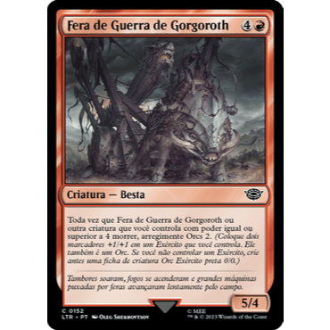 Fera de Guerra de Gorgoroth - Magic The Gathering