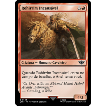 Lanceiro Rohirrim (Humano / Cavaleiro) - - Magic The Gathering