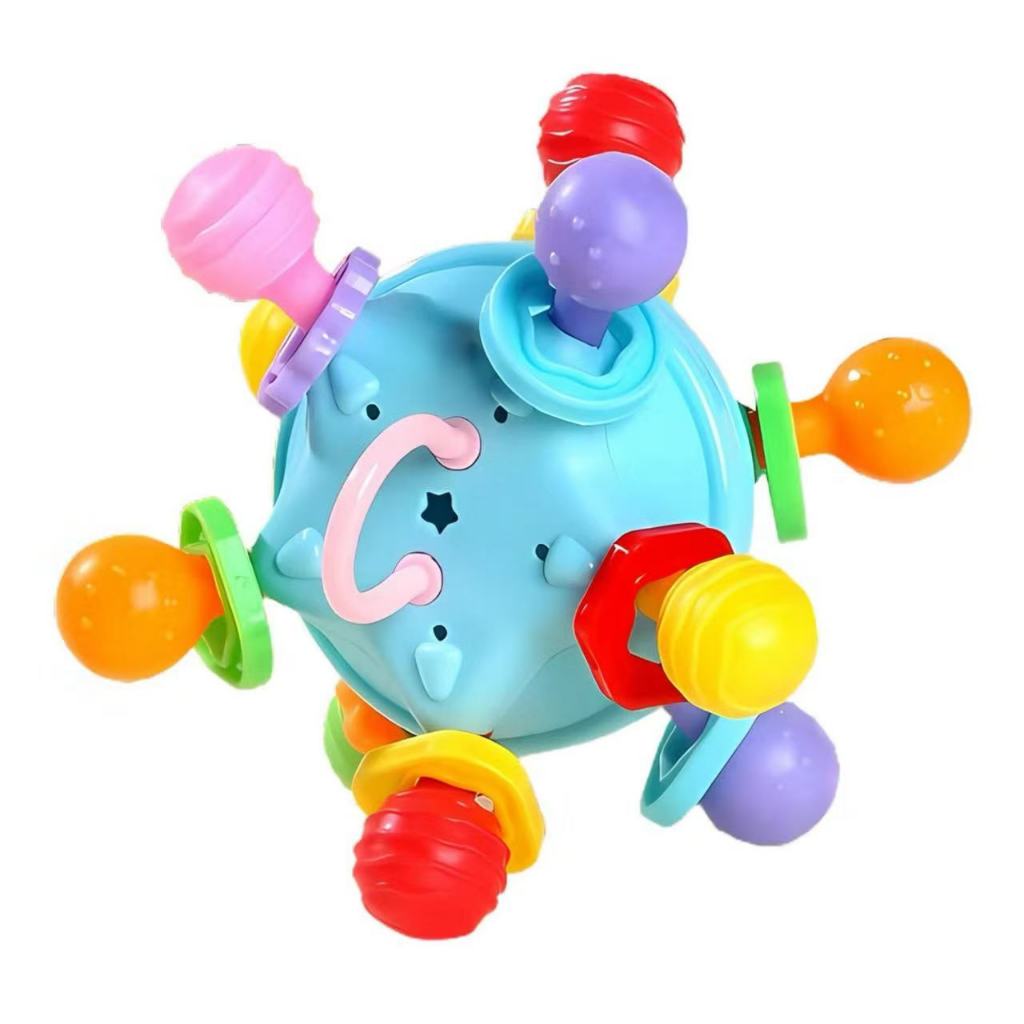 Mordedor Chocalho Massageador Terapêutico Em Silicone, Bebê Infantil Colorido Brinquedo em Oferta na Shopee