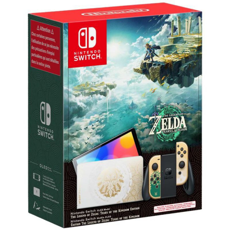 Nintendo Switch OLED Edição Especial Zelda Desbloqueado ENVIO IMEDIATO