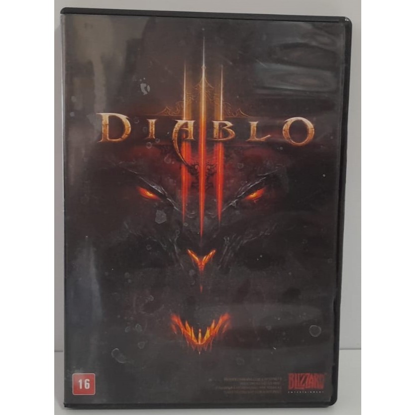 Jogo Diablo III 3 PC Midia Fisica DVD Original Blizzard Português