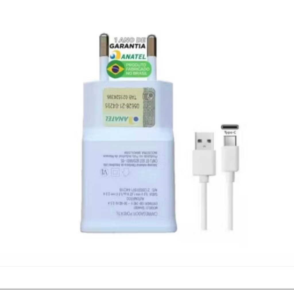 Carregador Turbo Tipo C USB Cabo Super Rapido para Iphone Xiaomi Galaxy 3.6A