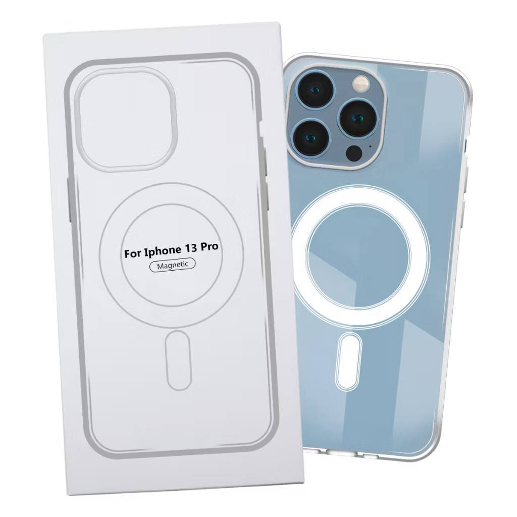 Capa Capinha Transparente Magsafe Magnética Anti Impacto TPU PC Case Para IPhone 13 PRO
