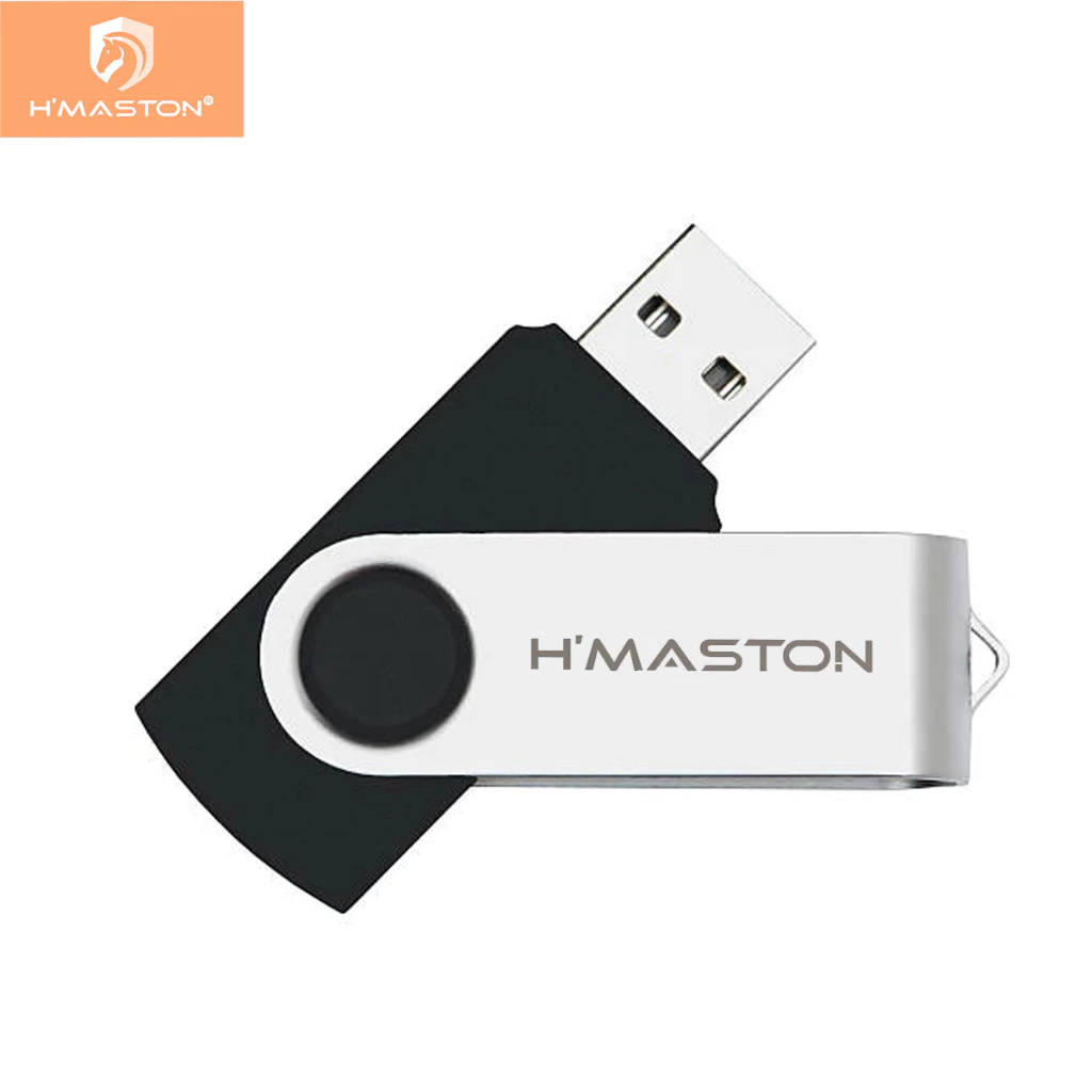 H‘maston HM-U128 Pen drive Twist USB 3.0 Metal Alta Velocidade Flash Drive