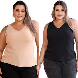 Kit Blusa feminina social plus size duna elegante dia a dia tendencia 2026 em Oferta na Shopee