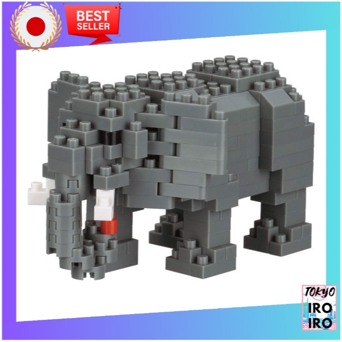 [Qualidade do Japão] Nanoblock Elefante Africano NBC_295