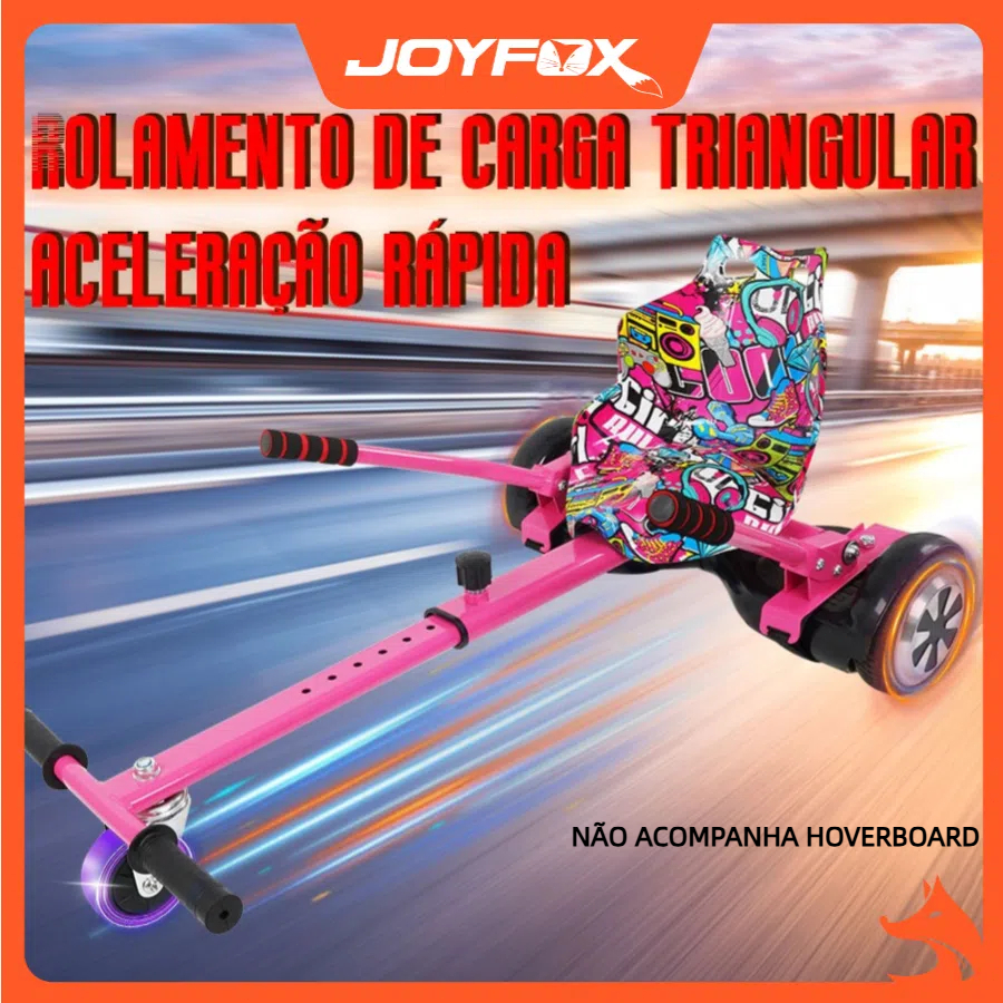 Hoverkart Para Hoverboard Carrinho Ajustável 10 A 6,5
