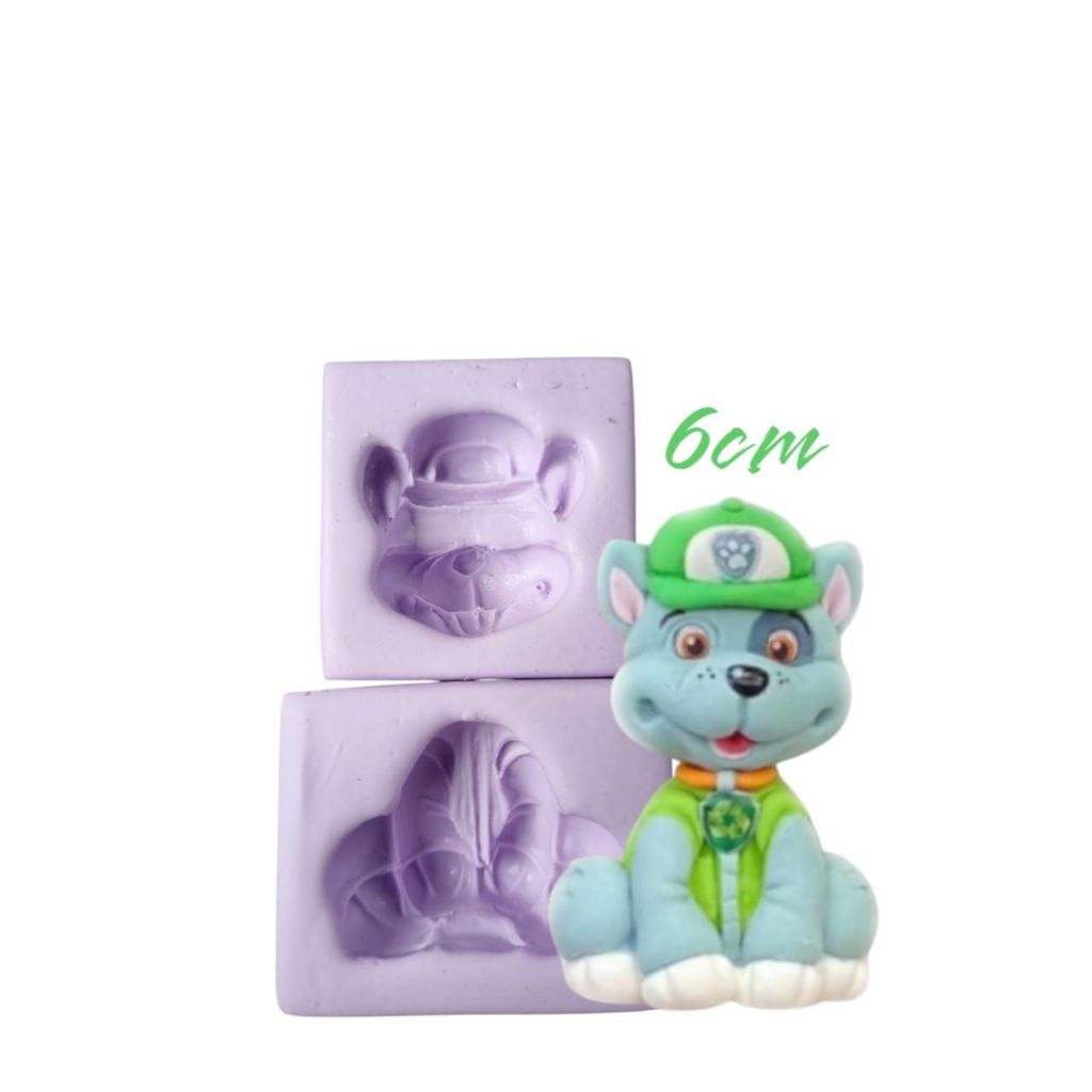 Molde silicone patrulha canina Rocky