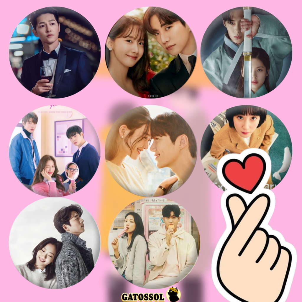 Bottons de Dorama K-Drama Idol - Coreano Novela -Bottom/botton/Boton/Broche/Boton/Button/Pin/Botum Botons Butons