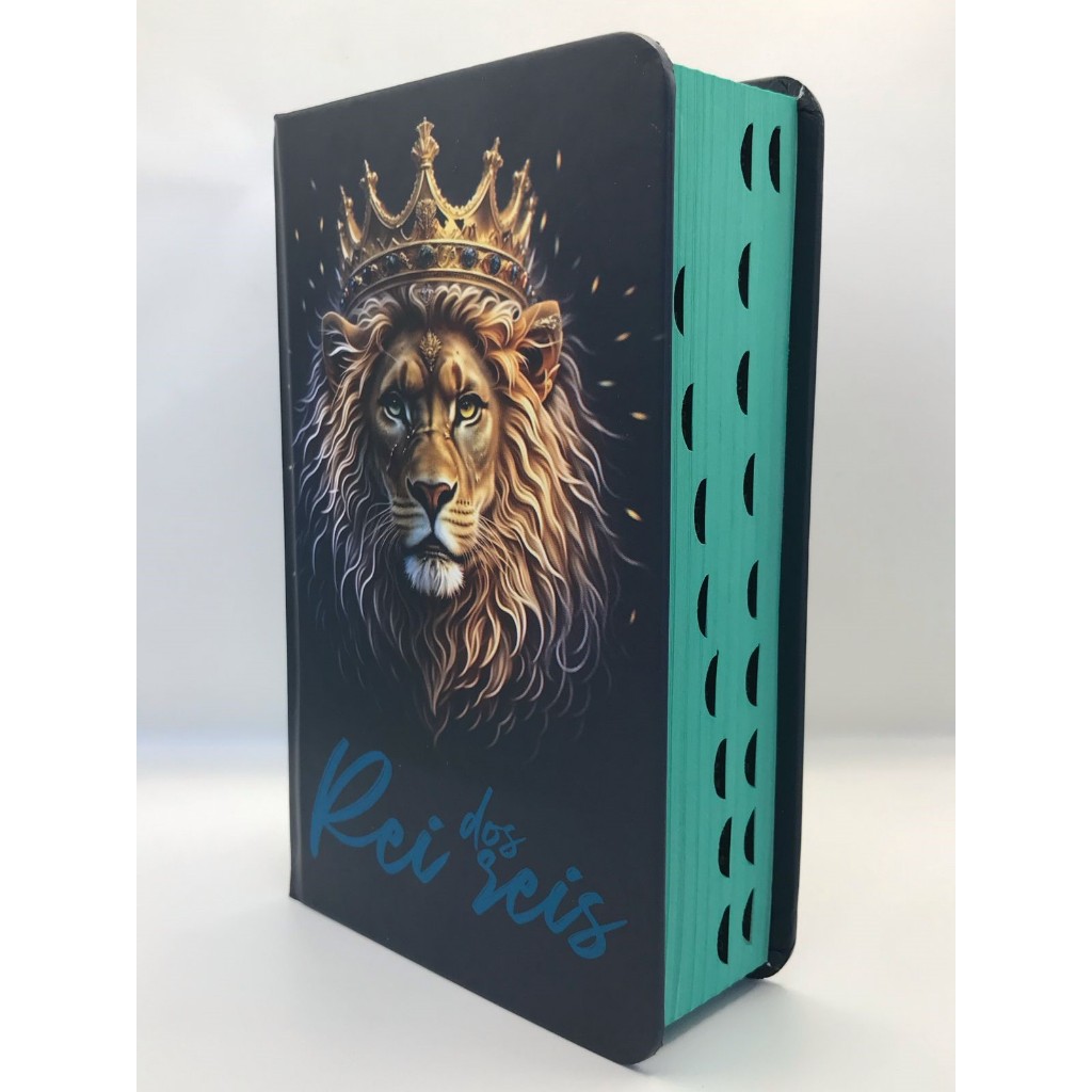 Bíblia Sagrada Tamanho Médio 12,5x19 cm Com Harpa palavras de Jesus em vermelho Reis dos Reis em Oferta na Shopee