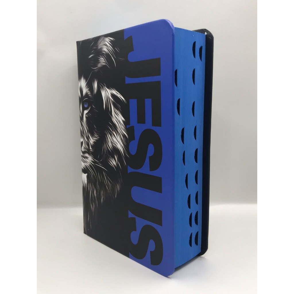 Bíblia Sagrada Tamanho Médio 12,5x19 cm Com Harpa palavras de Jesus em vermelho Jesus Azul em Oferta na Shopee