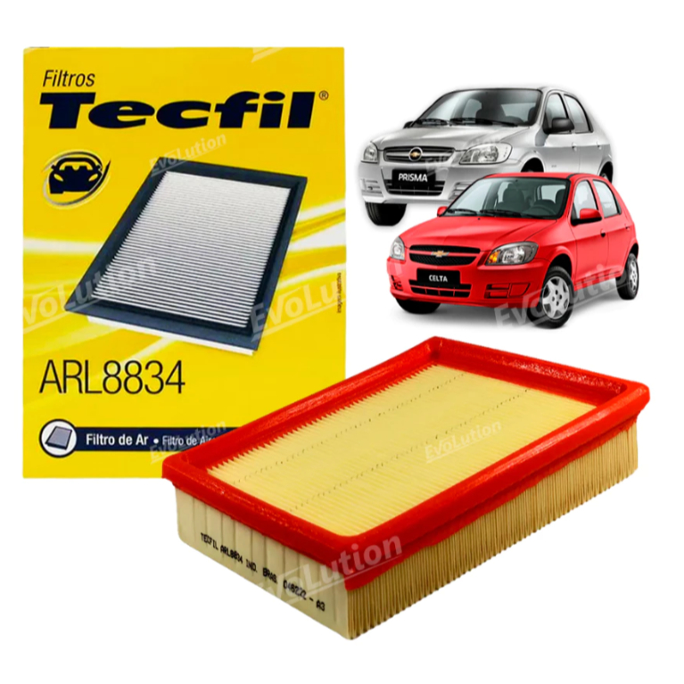 Filtro De Ar Do Motor Gm Celta, Prisma - Tecfil Arl8834