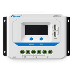 Controlador De Carga Solar Epever Pwm 60a 12/24v Vs6024au