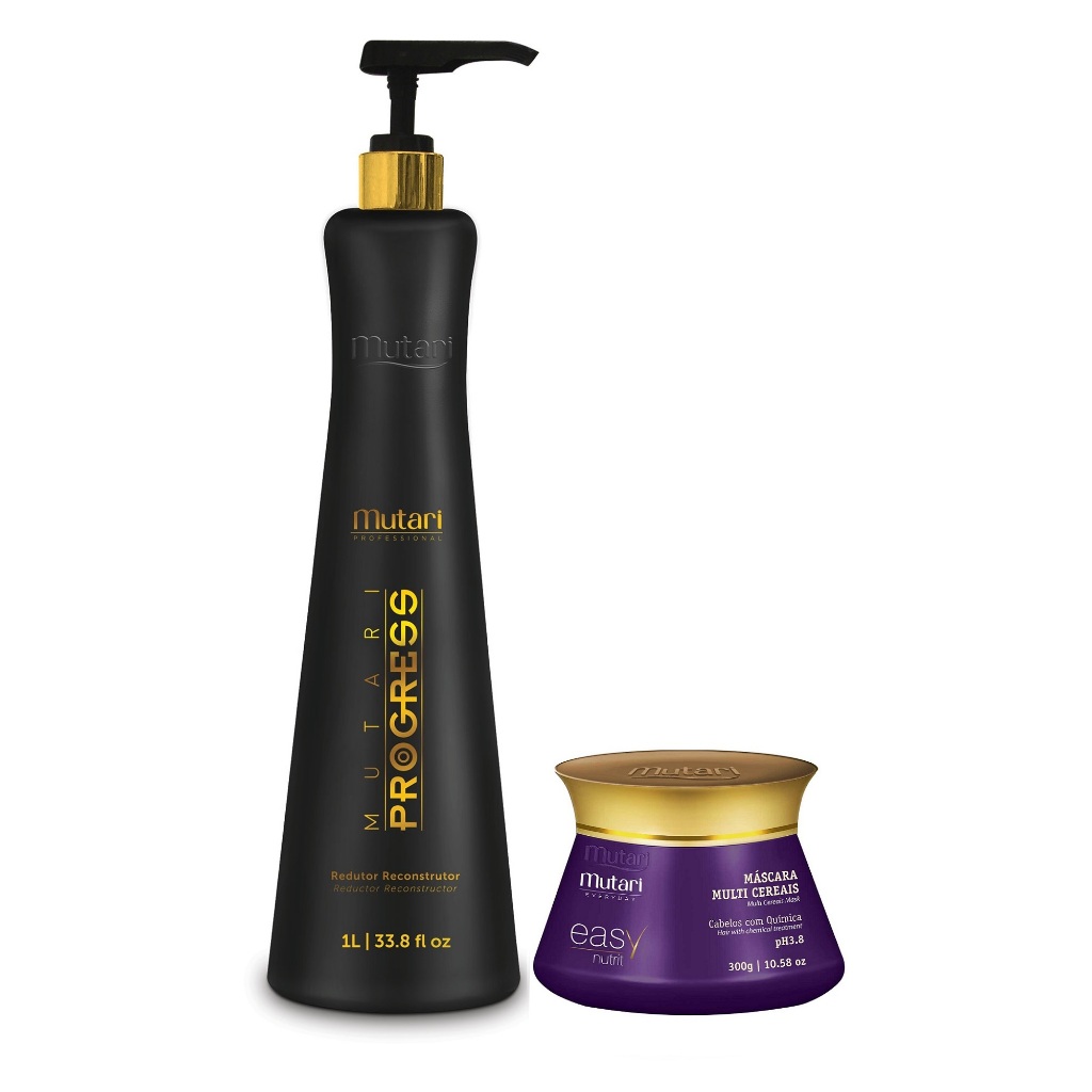 Mutari Escova Progressiva 1l + Mascara Easy Nutrit 300g.NF