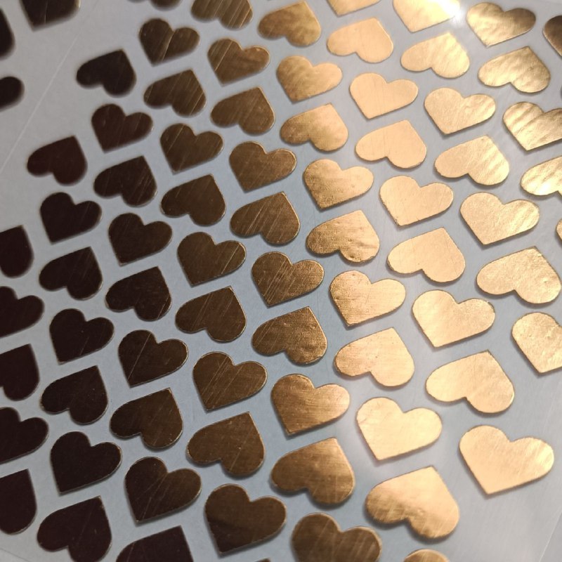 10 Mini Coração Adesivos Termocolante em Oferta na Shopee