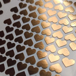 10 Mini Coração Adesivos Termocolante em Oferta na Shopee