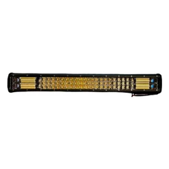 Barra De Led 72 Leds 216w 36cm Dual Color Modo Strobo Com 5 Funções Com Suporte Incluso
