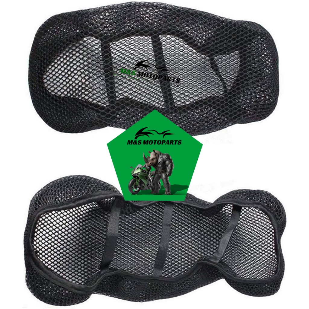 Capa de Banco para Moto Térmica Ventilada Motocicleta Cor Preta em Oferta na Shopee