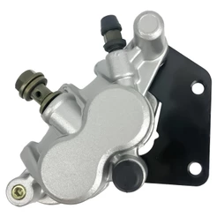 Pinça De Freio Dianteira Titan 150 2004 A 2008 Pistão Duplo Cor Prata