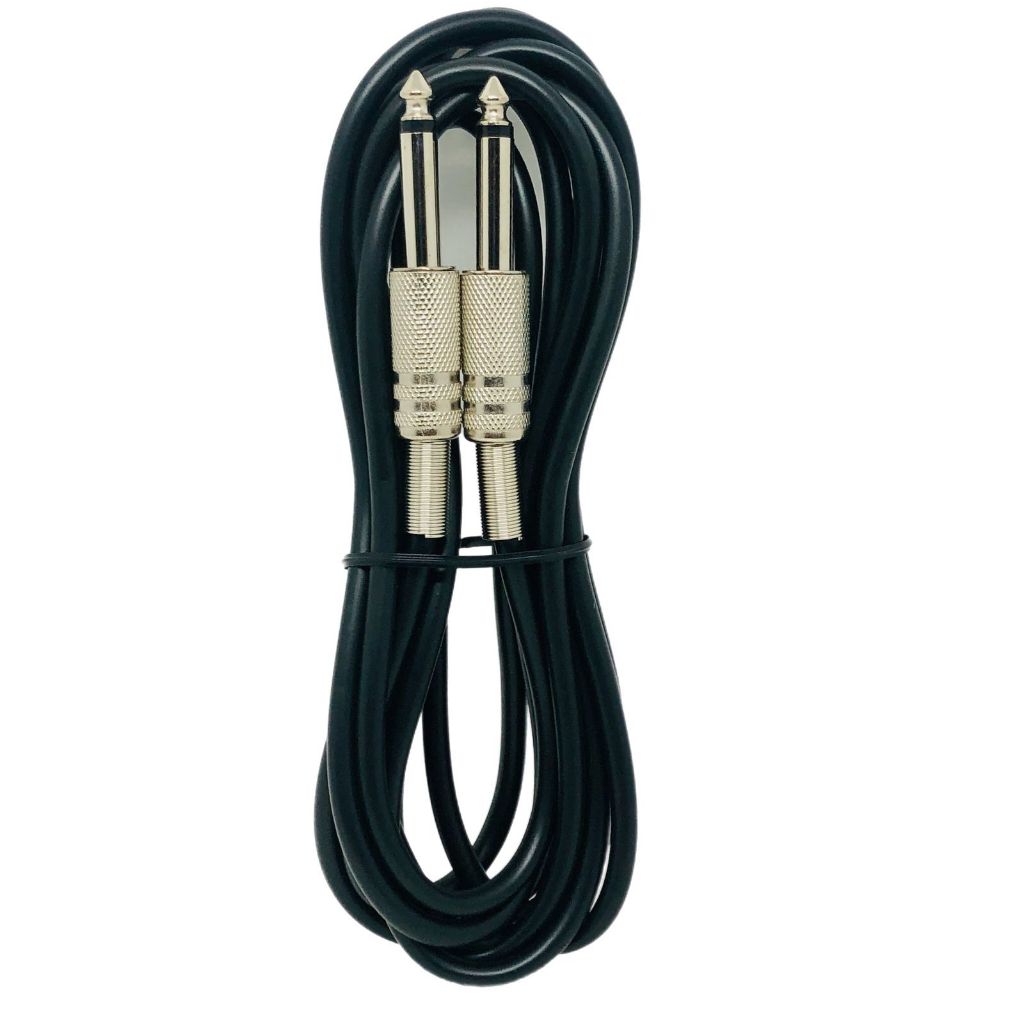 Cabo P10 X P10 Mono Guitarra Violão Baixo C/ Mola 3M 5M — imagem 2 de 2