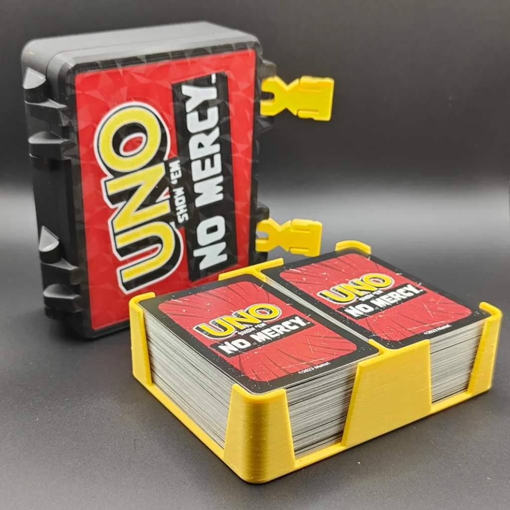 Caixa Box para Uno No Mercy Baralho Jogo Uno Box Proteção Organizador