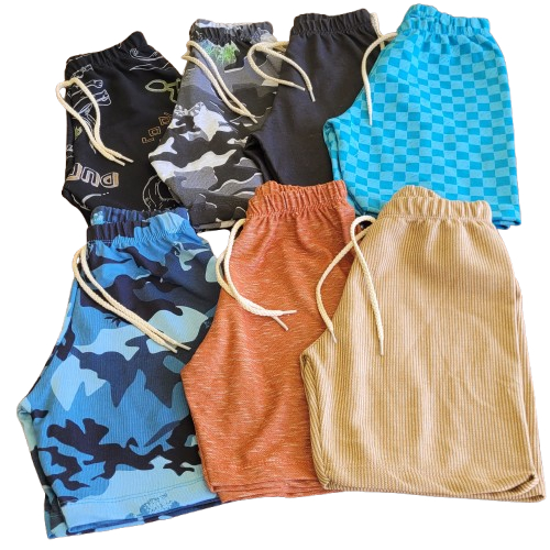 Kit 3 Bermuda Infantil Shorts Menino sortidos 1 ao 14