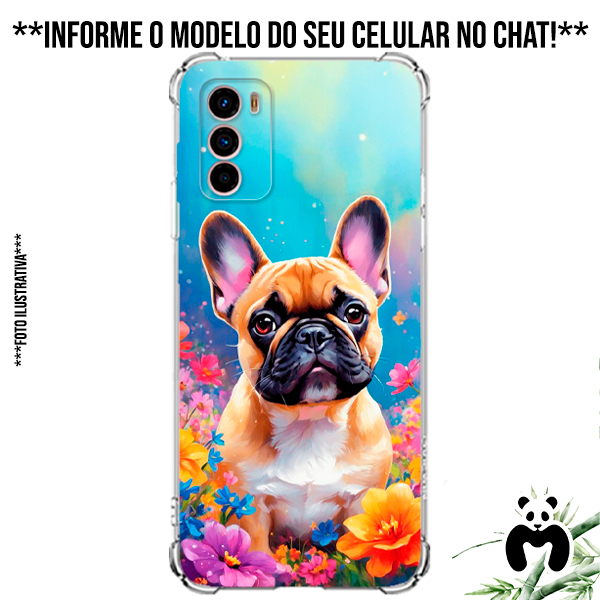 Capa Case Personalizada Celular Cachorro Raças Dog Bulldog Buldogue Francês Pets Filhotes Canino