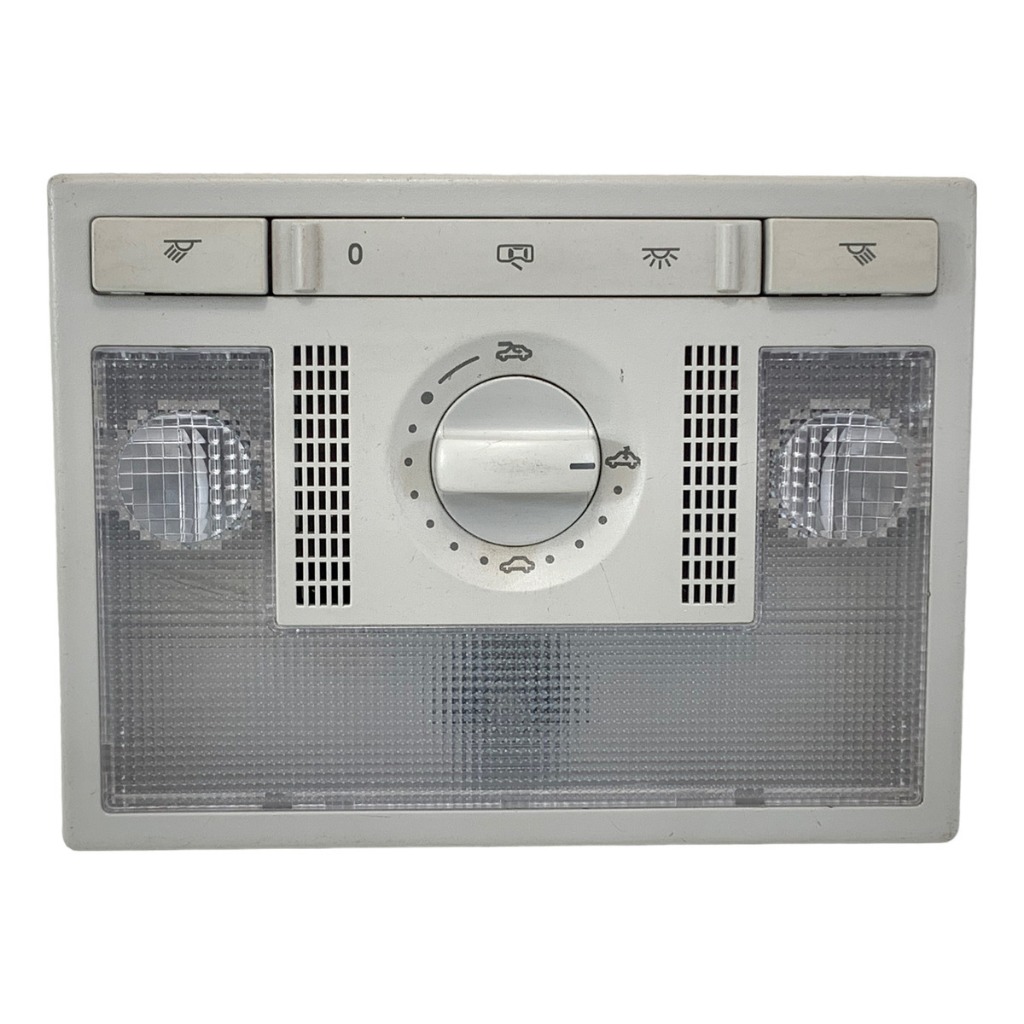 Lanterna Luz Teto Para Vw Polo Fox 2005 2006 2007 2008 2009 2010 2011 2012 2013 2014 a 2018 Solar Cinza Original