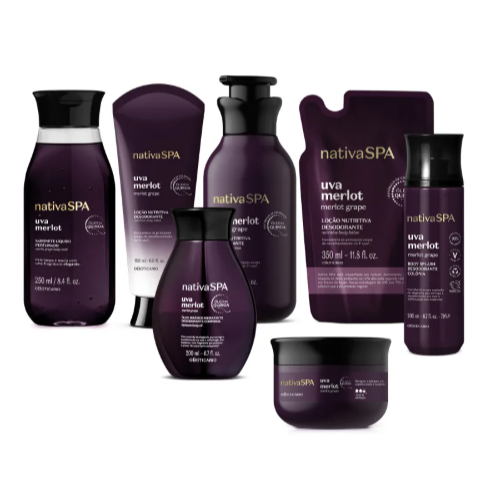 Nativa Spa Uva Merlot O Boticário - Escolha seu Produto
