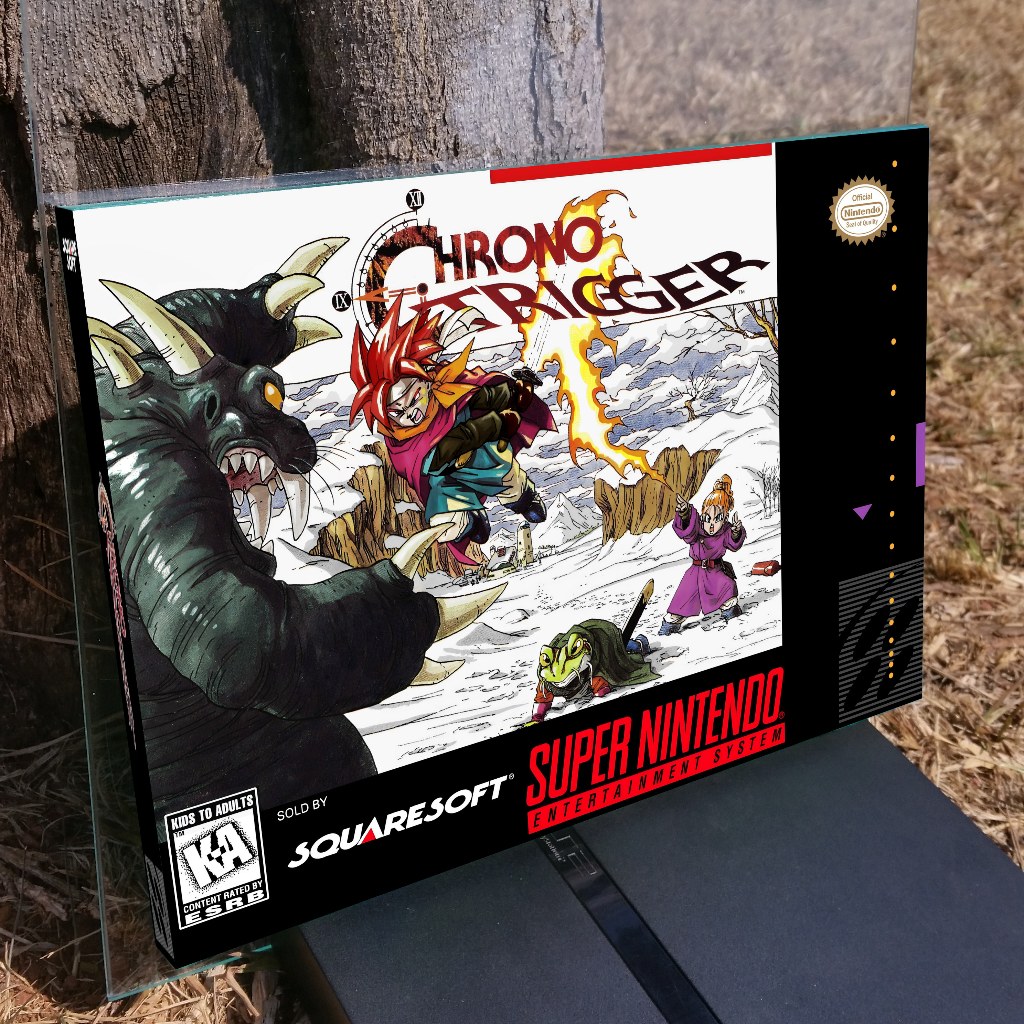 Capas Super Nintendo Quadro Chrono Trigger 15X20 cm