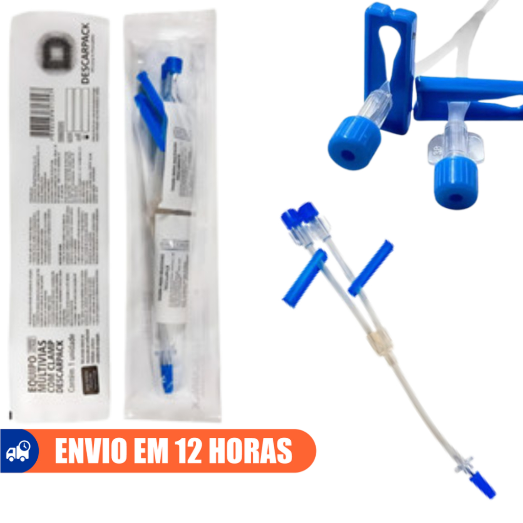 Equipo Multivias 2 Vias Com Clamp 80un Descarpack