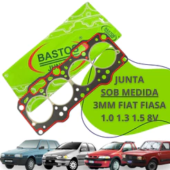 Junta Sob Medida Cabeçote ~3mm~ Fiat Fiasa 1.0 1.3 1.5 8v Uno Mille Fiorino fle Palio Siena Strada 1000 1300 1500 Bastos