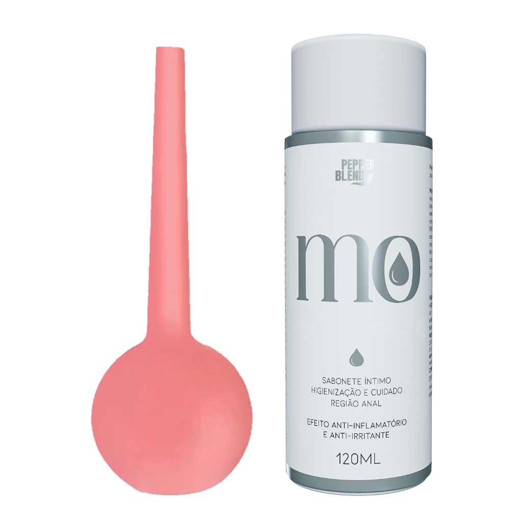 Kit Ducha Íntima e Aplicador Ginecológica Higiênica 50ml 2 em 1 Sabonete Íntimo Procto Limpeza Anal em Oferta na Shopee