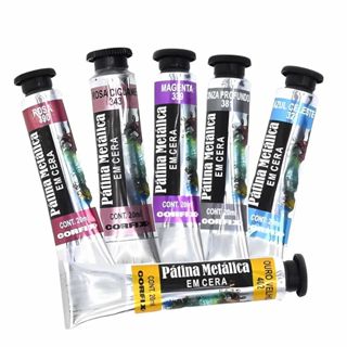 Pátina Metálica em Cera Corfix 20ml 88020 - Para Efeitos Decorativos em Oferta na Shopee