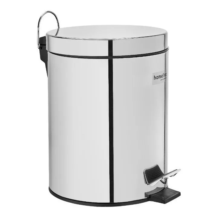 🔥 _MANTENHA SUA CASA ORGANIZADA COM ESTILO! 🗑️✨_

_Lixeira Redonda 5 Litros Aço Inox com Balde Removível e Alça Pedal_

✅ Design moderno que combina com qualquer ambiente  
✅ Sistema de pedal para abertura prática e higiênica  
✅ Balde removível que facil