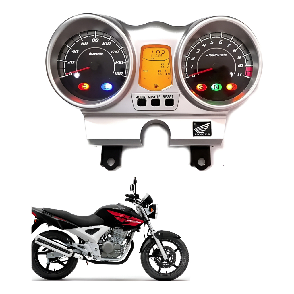 Painel Completo Moto Honda Cbx 250 Twister 2000 2001 Á 2008 Modelo Original