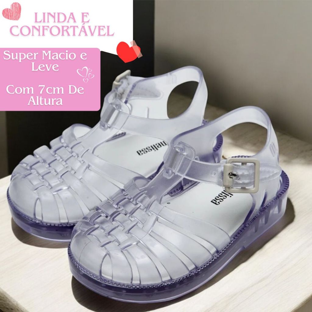 Sandália Infantil Mel Baby Super Leve Macia e Confortável Do 17 Ao 24 Promoção Sensação La...