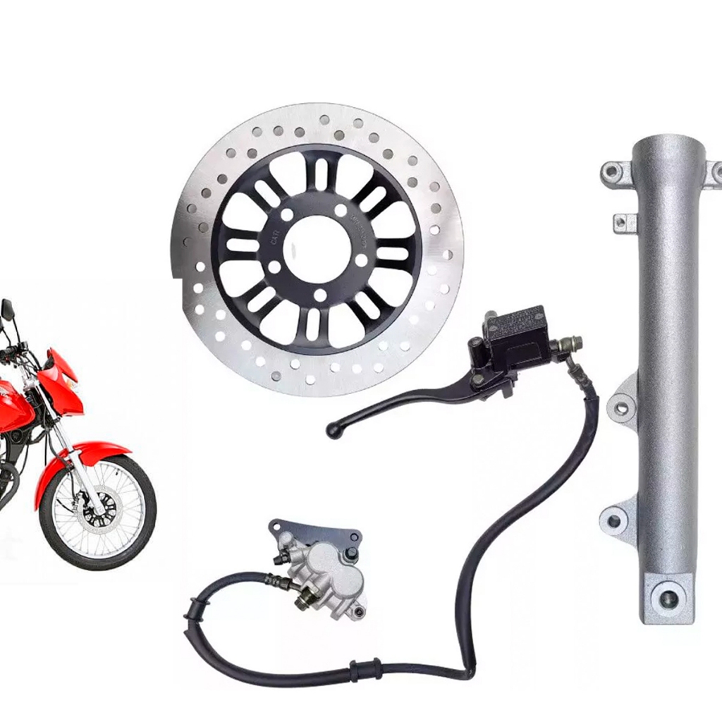 Kit Completo Freio A Disco Cg 150 09/13 Pinça+disco+canela em Oferta na Shopee