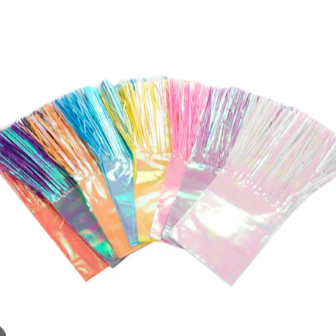 Papel de Bala Nacarado Cores 2 Franjas com 24 Unid. para Bala de Coco em Oferta na Shopee
