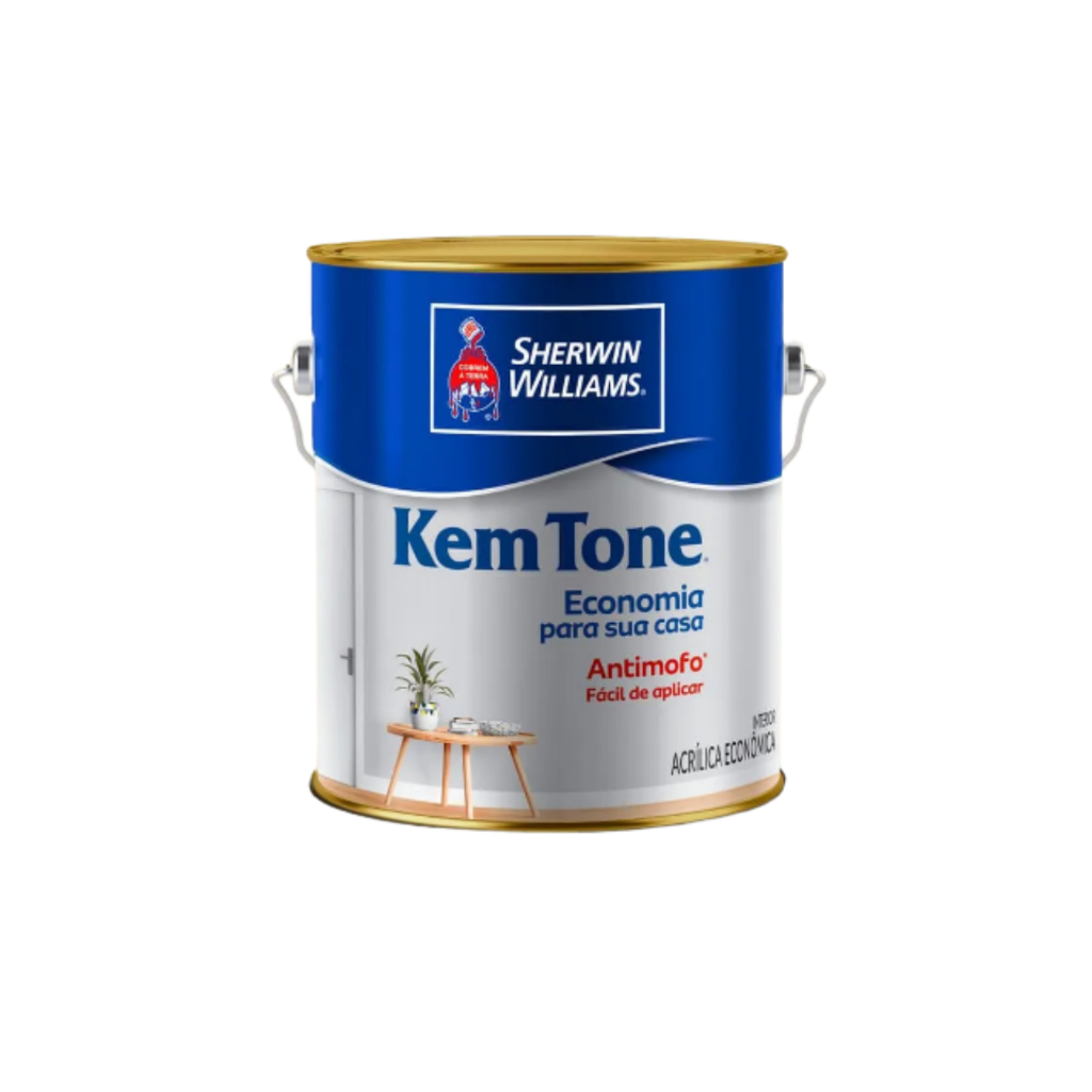 Tinta Econômica Anti Mofo Paredes E Gesso Kemtone 3,6l em Oferta na Shopee