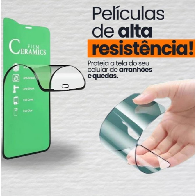 Película de Cerâmica 9D Flexível de Hidrogel para Samsung A05/A05S/A15/A25/A35/A55 em Oferta na Shopee