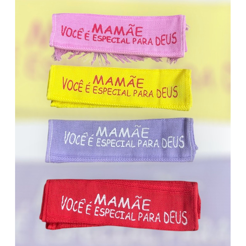 Toalha para dia das mães de rsoto lembrancinha