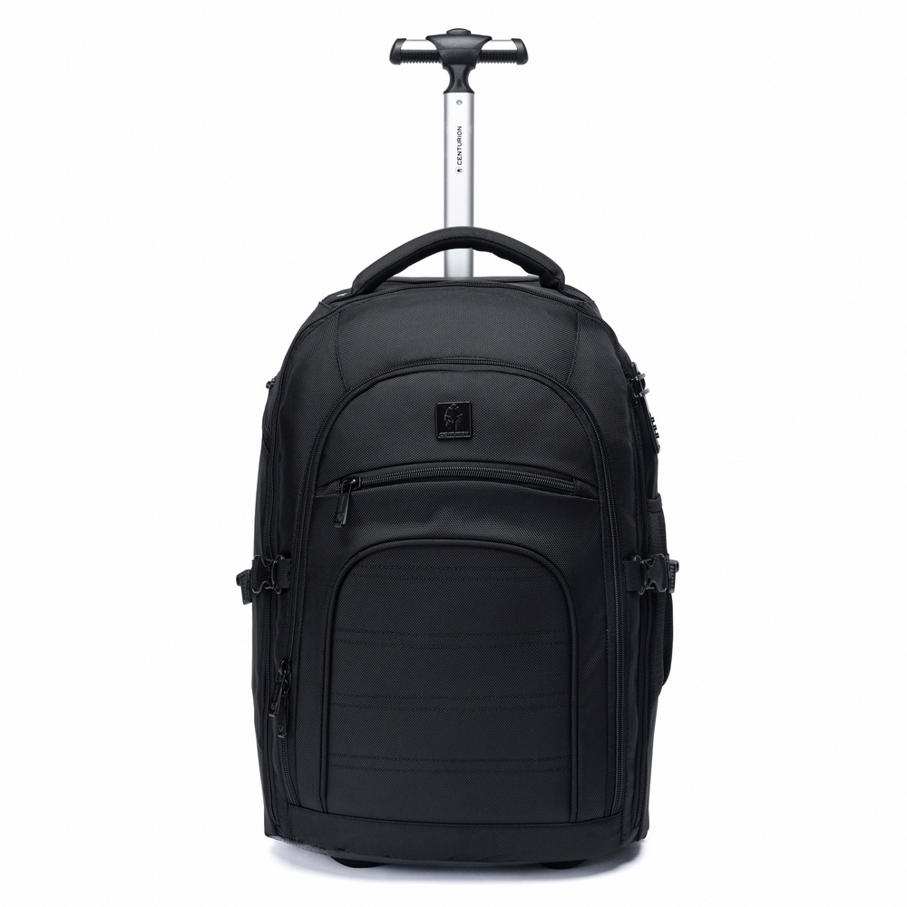 Mochila Rodinha Reforçada Centurion Executiva Faculdade Viagem Notebook Alças Costas Confortavel