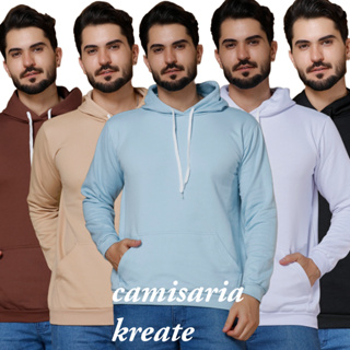 Moletom Unissex masculina canguru lisa em Oferta na Shopee